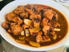 红烧鱼块-姥家大锅台水库渔家