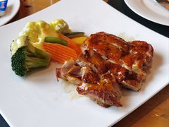 煎鸡排配蔬菜米饭-兰特伯爵西餐厅·啤酒屋(方庄店)