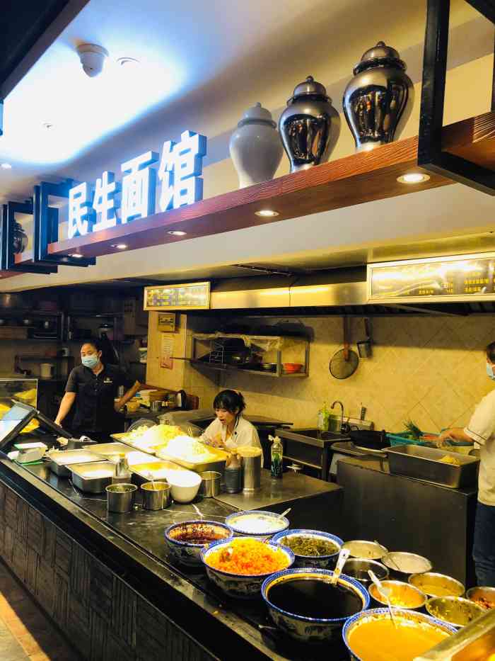 民生面馆(铭鼎食代美食城店)-"就在广埠屯地铁站旁边,是开了很多年的