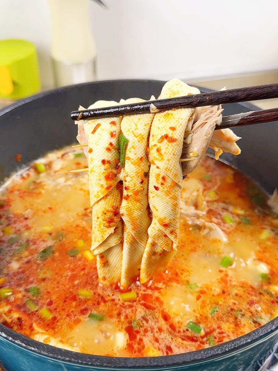 学校门口的鸡汁豆皮 童年的回忆 儿时的味道