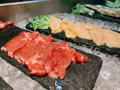 铁板烧烤-万达文华酒店·48F云端窗景美食汇自助餐厅