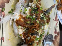 咸泥虾蒸鲚鱼-腰记饭店(龙源路店)