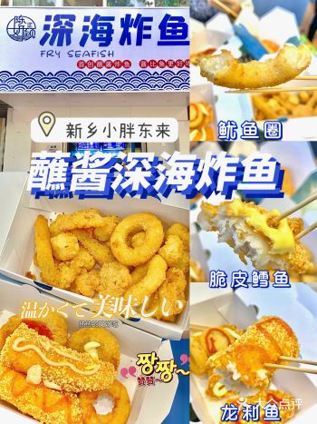 新乡探店—陈妍硕蘸酱深海炸鱼