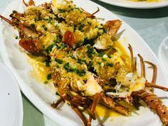 蒸龙虾-三亚火车头万人海鲜广场