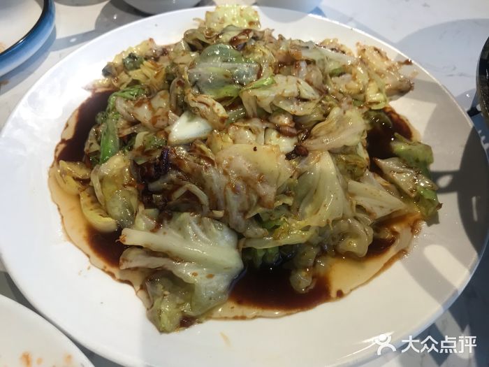 天津传统酱爆洋白菜图片