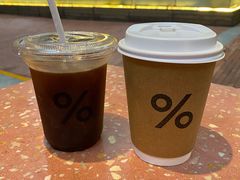 冰美式和热美式-% Arabica阿拉比卡咖啡(武汉天地店)