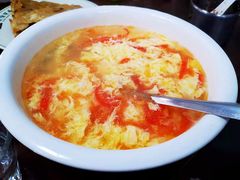 西红柿鸡蛋汤-清真永恒华威肉饼(潘家园店)