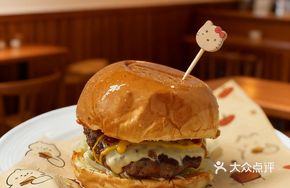 Signature Cheese-Explosion Wagyu Burger