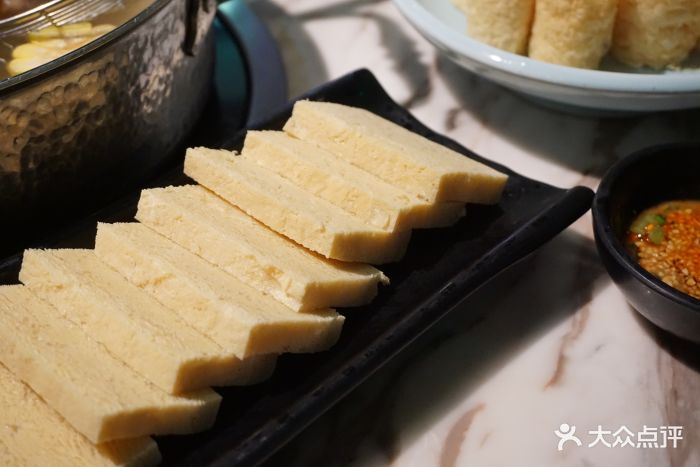 左庭右院鲜牛肉火锅(杭州滨江龙湖天街店)冻豆腐图片 - 第431张