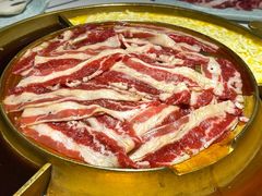 澳洲牛五花肉-猪啊牛呀羊啊铜盘烤肉(正大广场店)