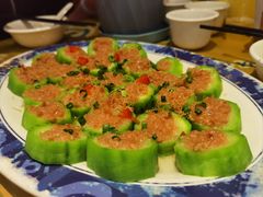 蒜蓉蒸丝瓜-桥东喜碧海鲜街(水东街店)