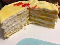 芒果榴莲千层蛋糕-7cake憩刻生日蛋糕·下午茶(西安店)