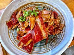 秘制肥牛-明洞阿姨·韩式酱蟹烤肉·创意料理(三元桥店)