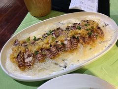 蒜茸粉丝蒸虾姑肉-百味馆·粤菜·湛江菜(后海花园店)