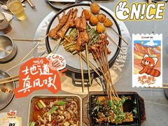 蒜肉丝瓜粉丝-神伙烧烤(南坪总店)