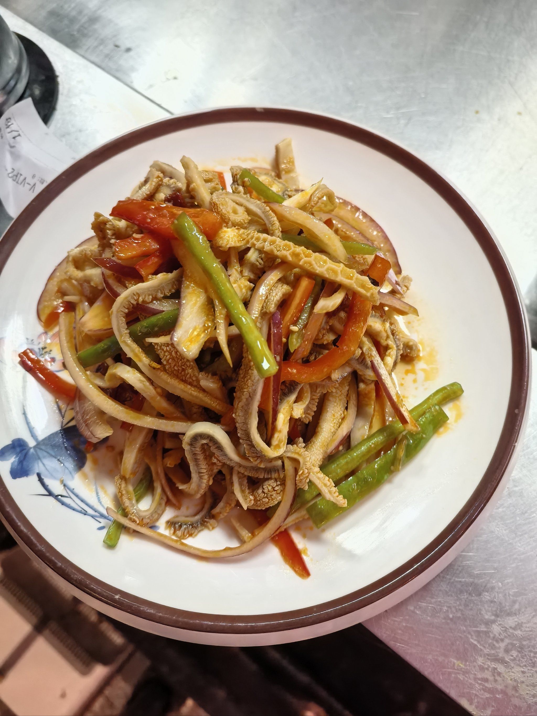 巴扎屋新疆菜巧拌羊肚丝大众笔记
