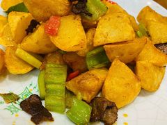 炸土豆块-清真·益鑫羊肉手抓馆(花园北街店)