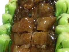 鲍汁焗鳄鱼掌-郑厨私房菜