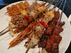 烤牛肉串-唐拉雅秀酒店-西锦汇空中BBQ·思创餐厅