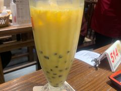 芒果珍珠茉奶茶-春水堂人文茶馆(南京西路店)