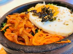 鱿鱼石锅拌饭-七八冷面·延边朝鲜族美食(欢乐谷店)