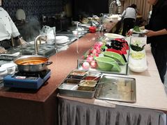 自助取餐区-碧波大酒店-烧烤海鲜自助餐厅