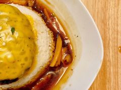 芝士牛肉汉堡咖喱饭-红小满休闲餐厅(十全街店)