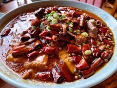 包浆豆腐水煮牛肉-丽江金茂凯悦臻选酒店-滇香馆