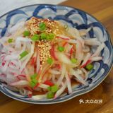 萝卜丝 冬天菜市场不到6点就已经亮起了路灯