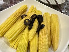 白灼鲜玉米竹笋-日昌餐馆(亦庄店)