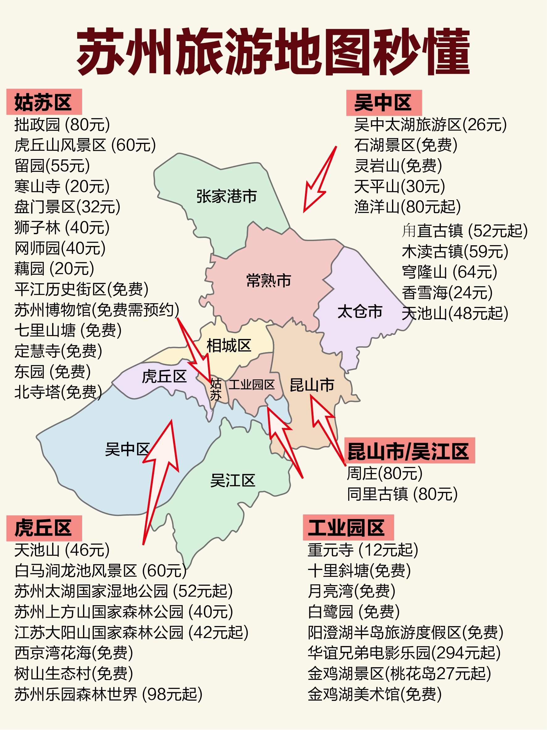 苏州市区详细地图图片