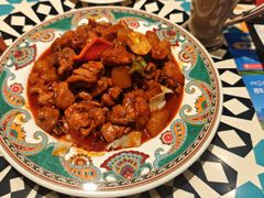 新疆大盘鸡（精选鸡腿加皮带面）-清真·古丽花儿·新疆美食(滨江道店)