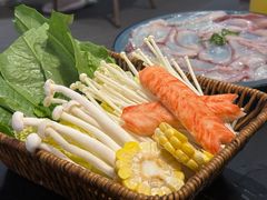 蔬菜拼盘-老城鲜·小海鲜贝贝煲火锅(壹方城店)