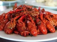 麻辣大龙虾-微山湖湖畔好客居鱼馆渔家菜(微山湖风景区店)