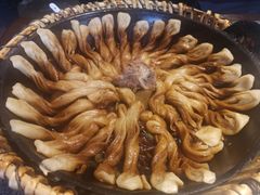 排骨豆角卷子-华盛园卷子王农家菜水库鱼