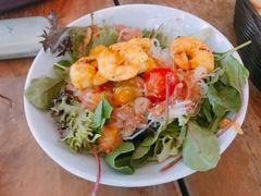 姜汁鲜虾沙拉-植物园哈利亚餐厅