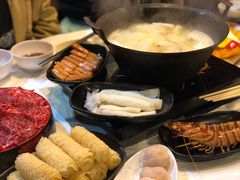 -鲜入围煮花胶鸡海鲜火锅