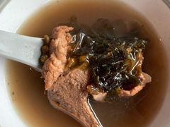 青花瓷绿豆紫菜排骨汤-盐帮食坊•小河帮川菜(四川师大店)