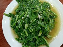 蒜蓉油麦菜-四海鲜渔家菜(黄金海岸店)