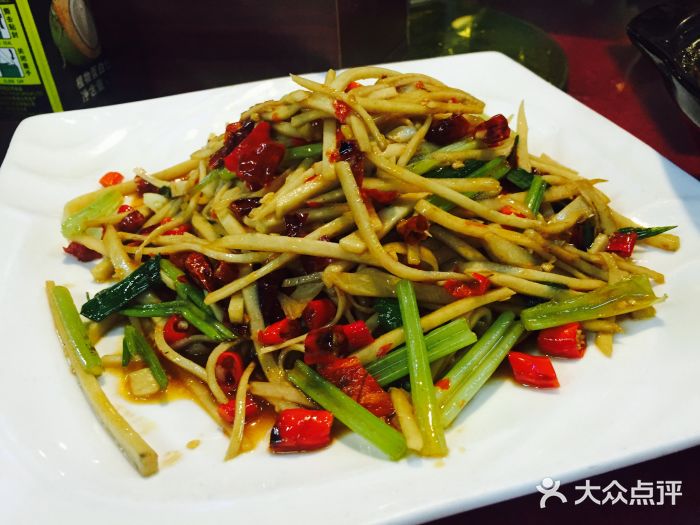 携朋闽北邵武农家菜酸辣芋头丝图片