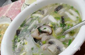Intestine and Mushroom Soup