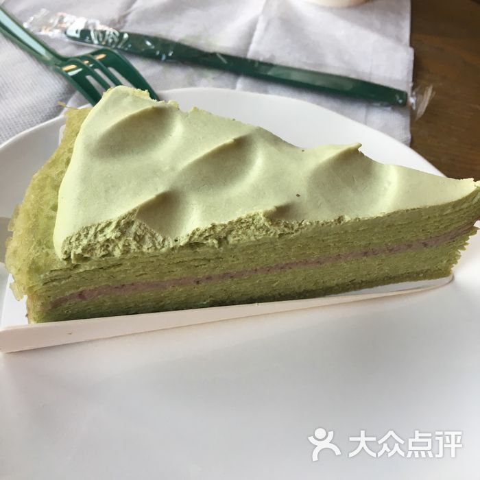 星巴克抹茶千层蛋糕图片-北京星巴克-大众点评网