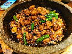 酱爆石锅蛙-绿茶餐厅(乐峰广场店)