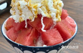 Watermelon Milk Foam Snow Ice