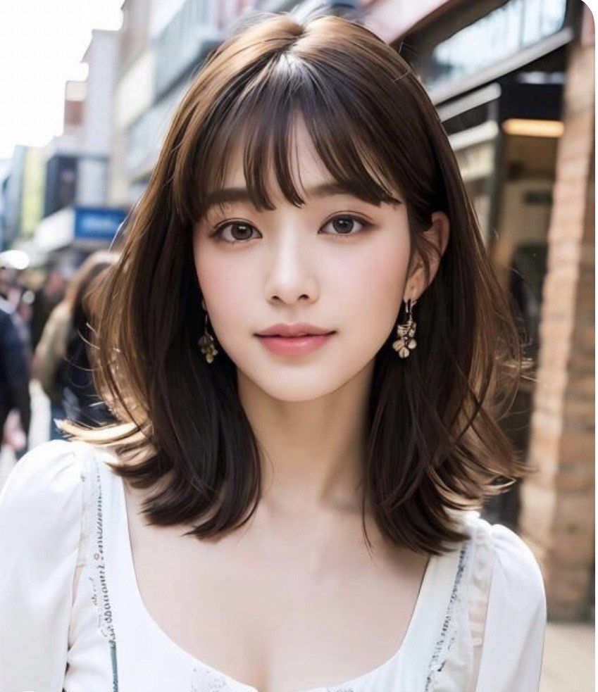 低层次菱形发型