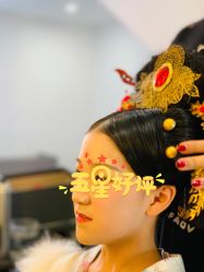 -后宫·古装汉服京剧儿童亲子全家福摄影