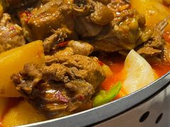 大盘鸡自带皮带面-贯贯吉·清真餐厅(浙江中路店)