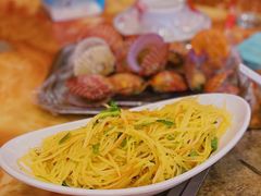炝土豆丝-腾格勒烤羊腿