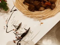 葱酱爆丁方牛仔粒-稻香酒家·33年老字号·港式粤菜(富邦中心店)