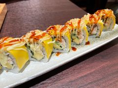 鲜切芒果芝士卷寿司-小川洋风料理(深圳首店)